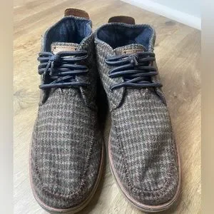 Grey Toms Brushed Wool Chukka Boot Toms Shoes Toms Chukka Boot